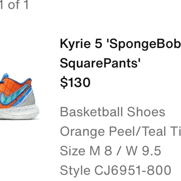 Kyrie 5 \'SpongeBob SquarePants